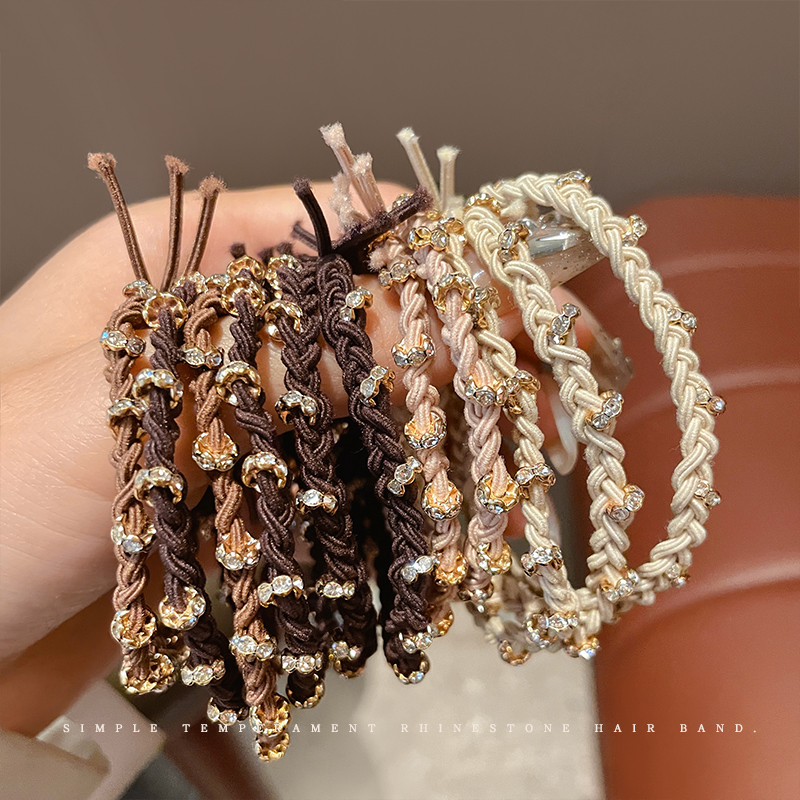 高级感扎头发头绳发圈