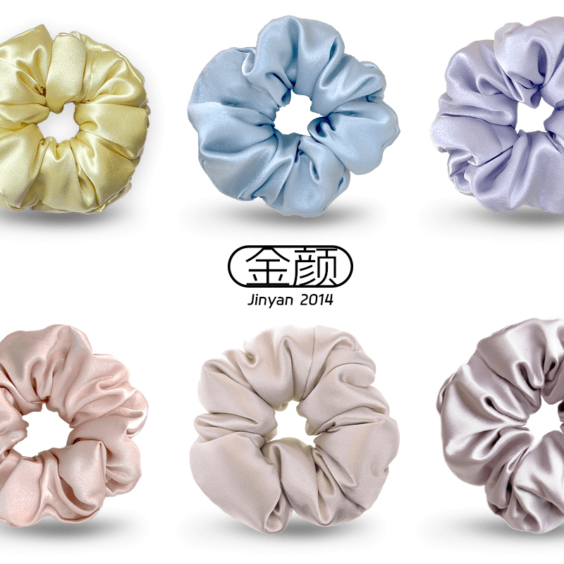 明星枕头睡眠发圈女纯色