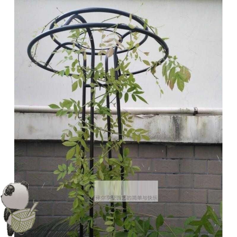 新品包邮蘑菇爬藤架园艺花架庭院花园伞型爬藤花架铁线莲牵牛铁艺