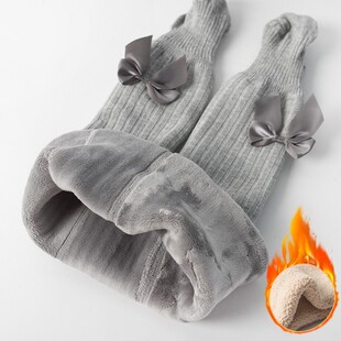 女童加绒打底裤冬加厚保暖纯色中大童裤袜配裙子一条过冬一体绒潮