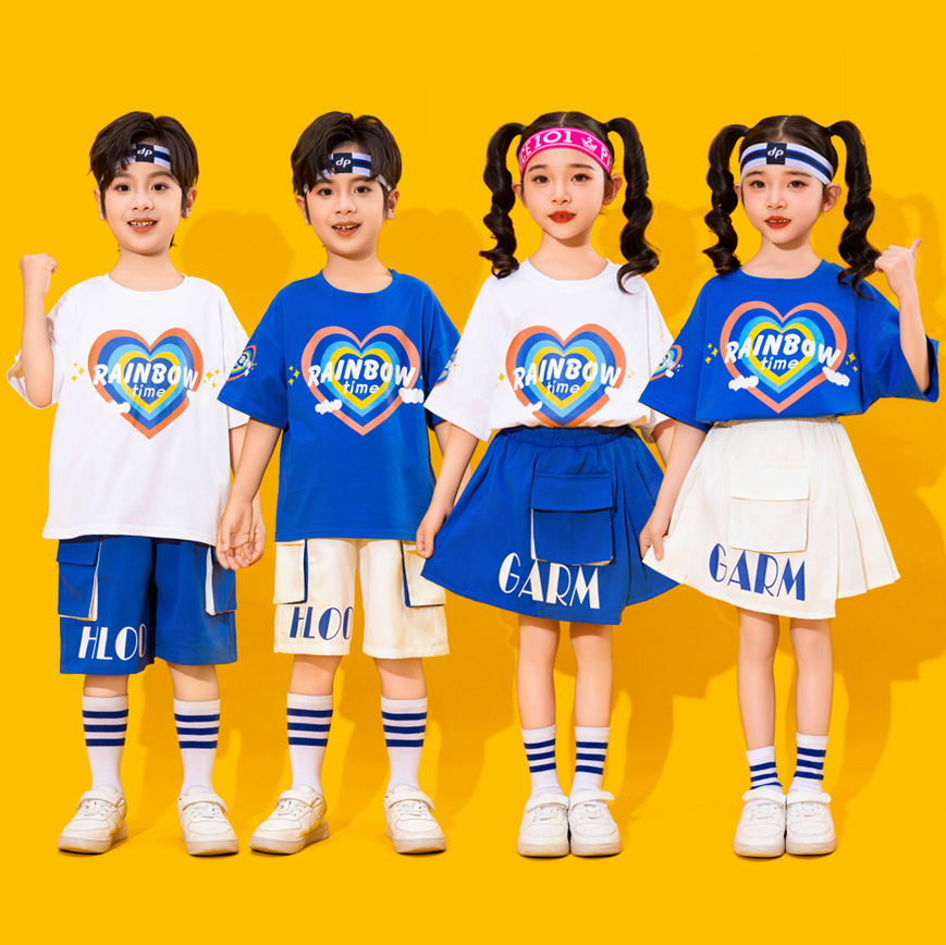 波密兔纯棉短袖演服啦操