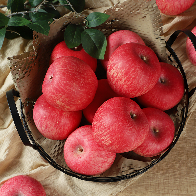 仿真高85红苹果模型阿克苏苹果