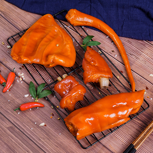 仿真卤猪肉猪耳朵模型卤肘卤猪蹄卤猪尾食物道具儿童教具橱窗摆件