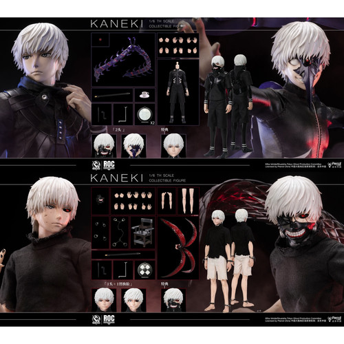 [定金包邮]Rocket Toys ROC 正版授权 KANEKI可动人偶 手办 摆件