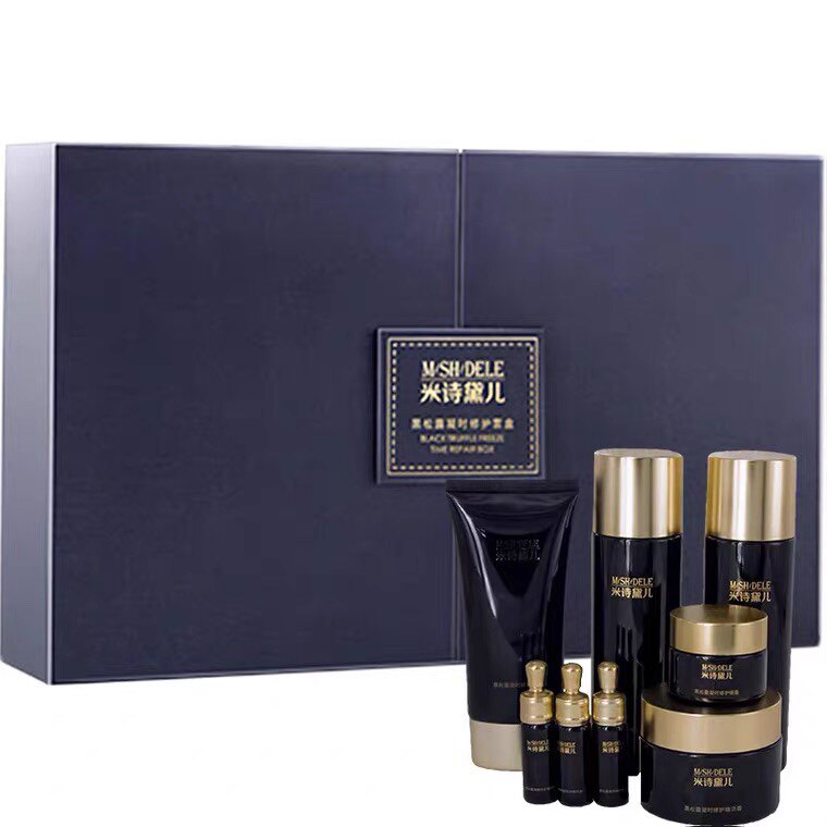 团购正品米诗黛儿黑松露凝时修护套盒促进细胞修复抗衰送旅行小样