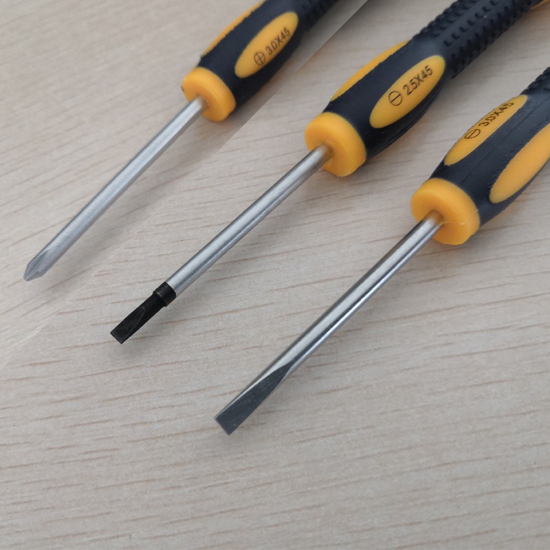 超高硬度S2钢细小一字螺丝刀1.5开刀2MM梅花十字PH000微型扁头批