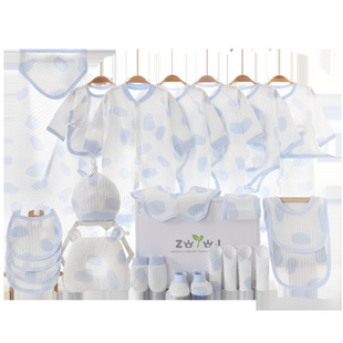 Clothes, newborn baby clothes, summer gift box, thin design,
