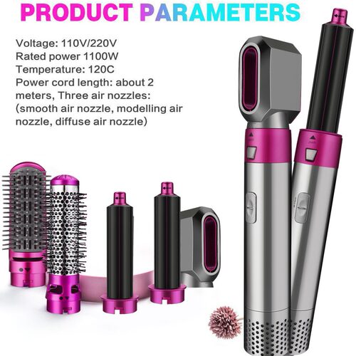 Hair dryer, negative ion curling iron, automatic hair suctio