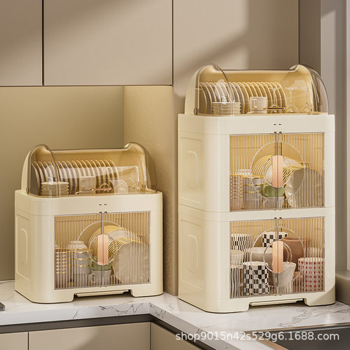 Kitchen cabinet, cutlery storage box, insect and dust proof,