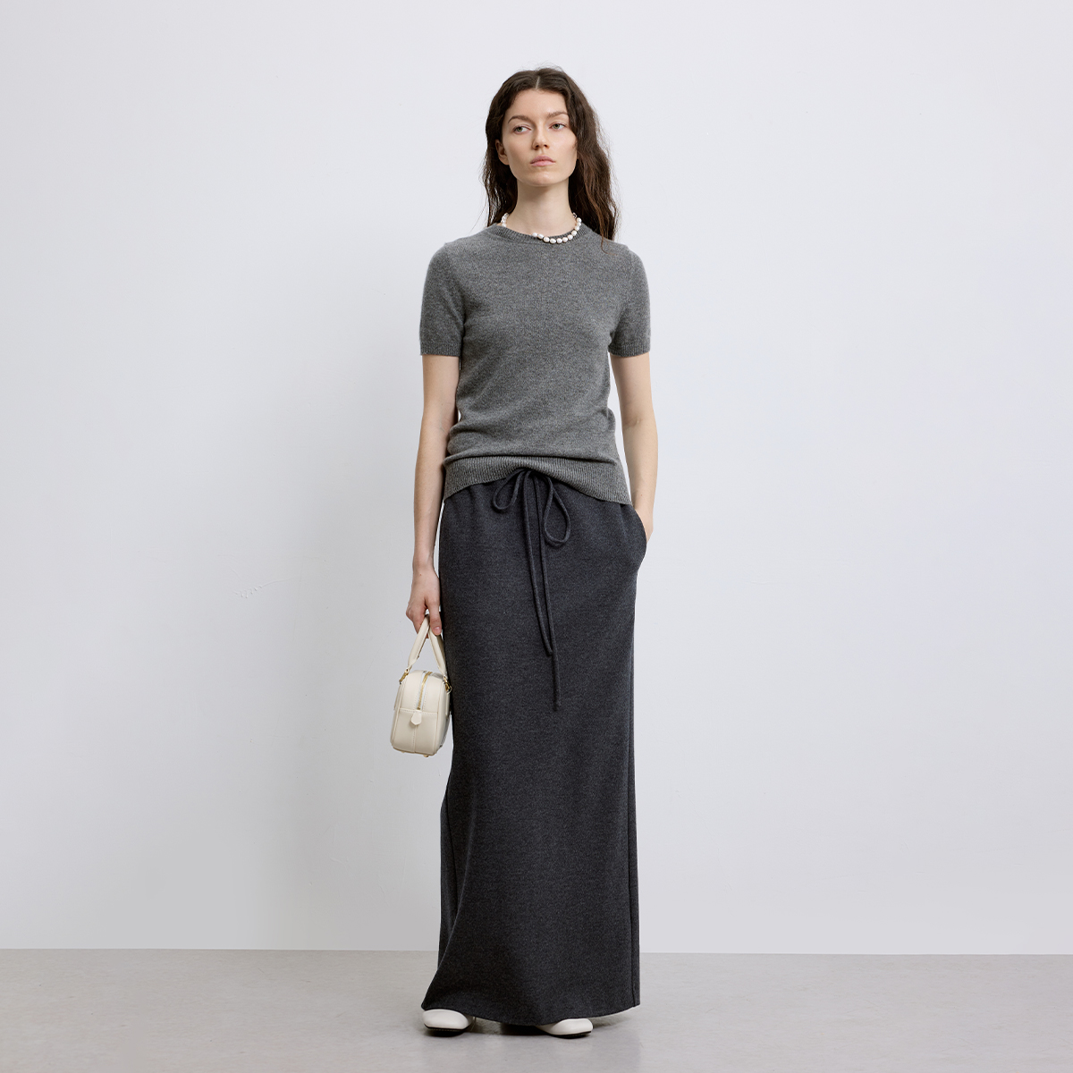 CHICC3 高端山羊绒 M1U风B入经典挺括可叠穿毛衣T恤