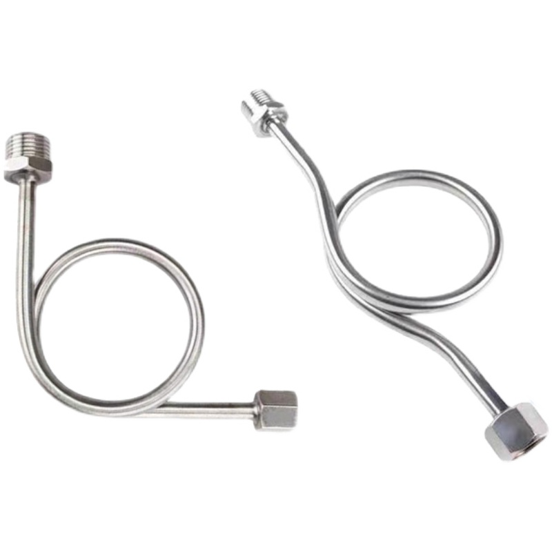 M20*1.5-G1/2不锈钢304压力表缓冲管M14*1.5压力表表弯弯管冷凝弯