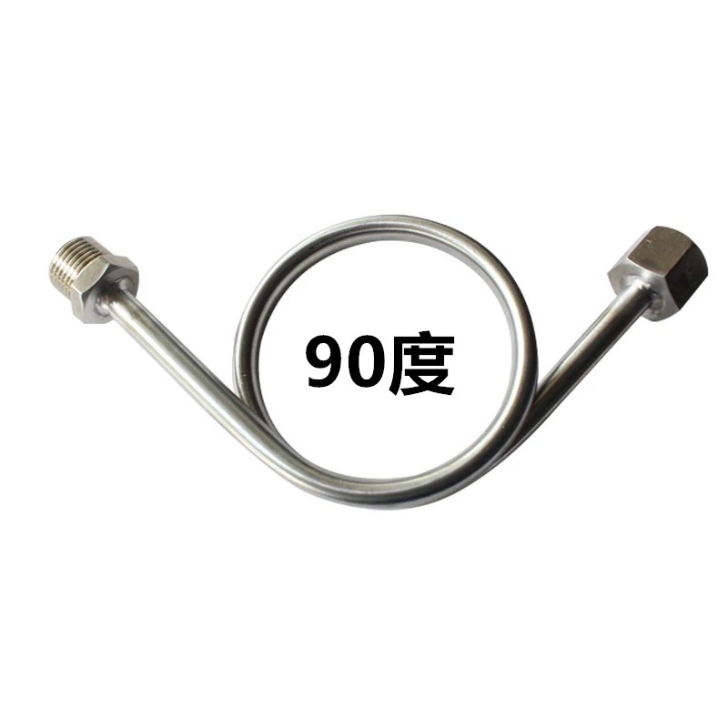 304 14*2 不锈钢压力表316L缓冲管M14/20*1.5冷凝器表弯管散热器