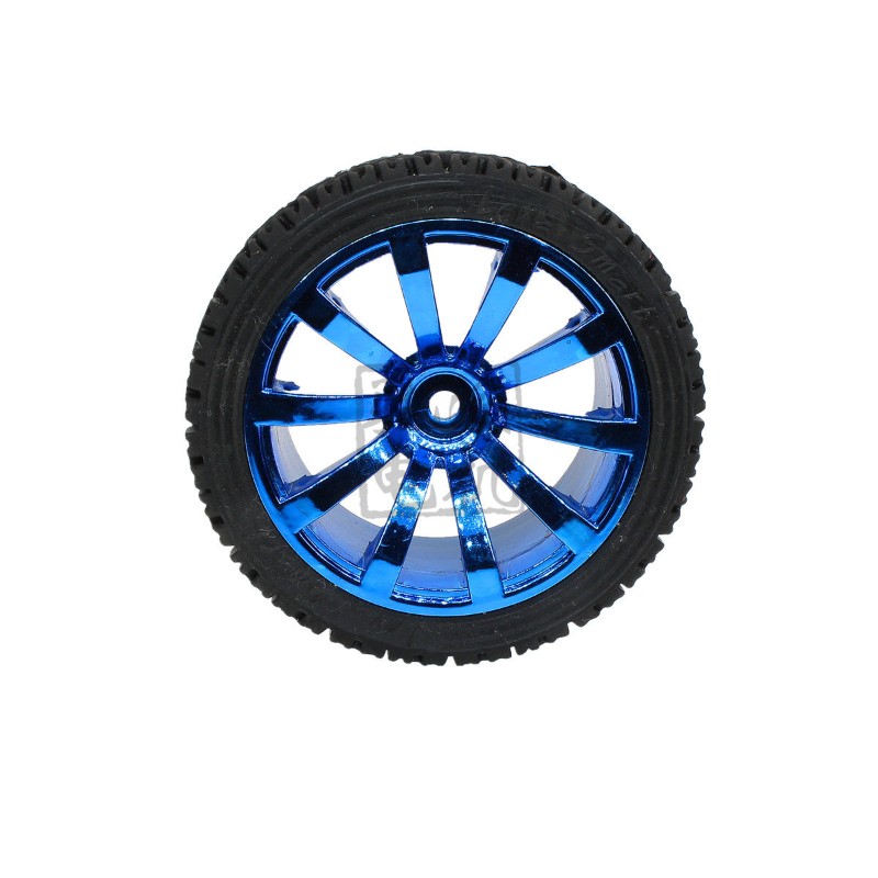 驰海直销65mm轮胎海绵内胆智能小车电机轮子自平衡车带联轴器