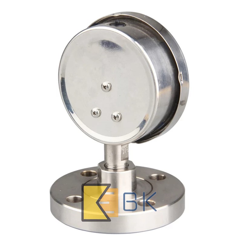 YNTP-60BF-MC卫生型隔膜压力表快装卡盘式耐高温耐腐蚀304不锈钢