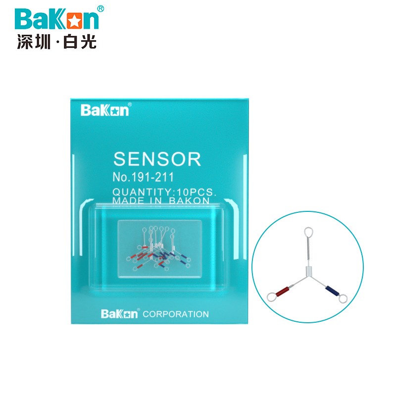 深圳白光感温线焊台温度测试仪191-211热电偶烙铁传感器212测温