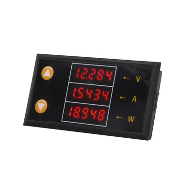 直流电压电流表数显双显DC0-200V10A LCD高P精度4位数字表头功率