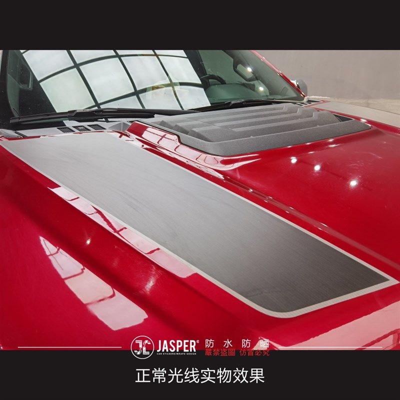 S078新款猛禽越野皮卡F150复刻版原厂机盖彩条拉花汽车贴纸引擎盖图片
