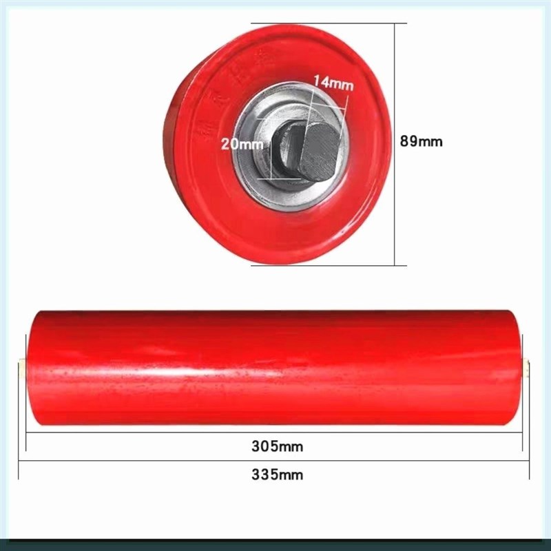 无动力滚筒托辊矿用输送机配件重型加重耐磨流水线传送机输送皮带