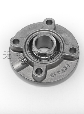 304材质不锈钢外球面轴承圆形座SUCFC204 205 206 FC207 208 209