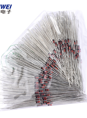 1N4148开关二极管LL34开关管WS 直插DO-35 SOD123贴片1206丝印T4