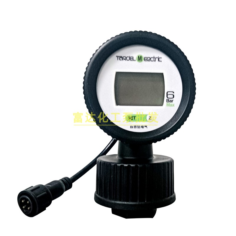 数显电接点智能数字电子压力表高精度pp隔膜耐腐蚀RS485控制开关