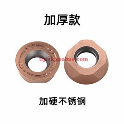 R4圆刀粒R4圆弧面铣刀片RPMW0802 RPMT08T2替换VP15TF高硬不锈钢
