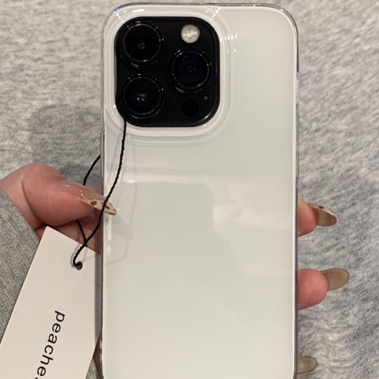 极简风奶白色果冻壳适用iPhone16手机壳15promax苹果14/13防摔纯色韩系12