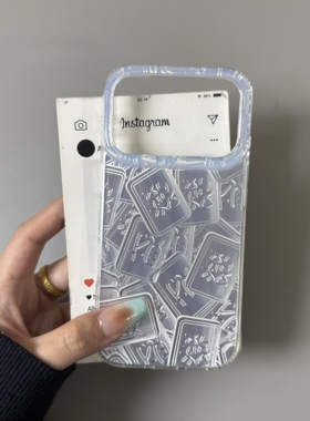 高级感银灰色麻将发财适用iPhone17手机壳16promax苹果15/14/13国风新中式