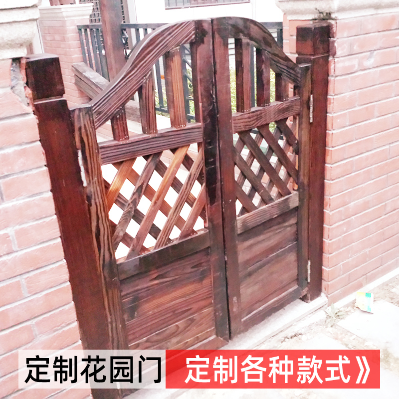 防腐木木门户外花园碳化木拱门室外阳台庭院木门栅栏门露台实木在类目 全屋定制, 门, 庭院门中 - 来自Buy2taobao.com提供专业的淘宝代购服务