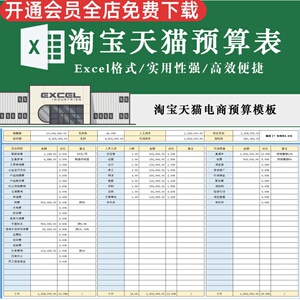 高效数据分析财务计划表格模板