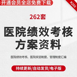 医院人力资源管理绩效考核方案表格科室平衡记分卡KPI指标办法医院绩效考核管理办法医院奖惩制度环境卫生制