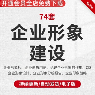 企业形象建设企业形象设计策划建设战略管理CIS系统手册课件教程