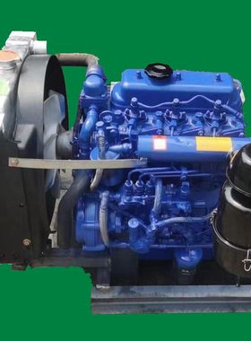 玉柴双缸2100改装小四轮发动机总成抽水机莱动380480全柴锡柴潍柴