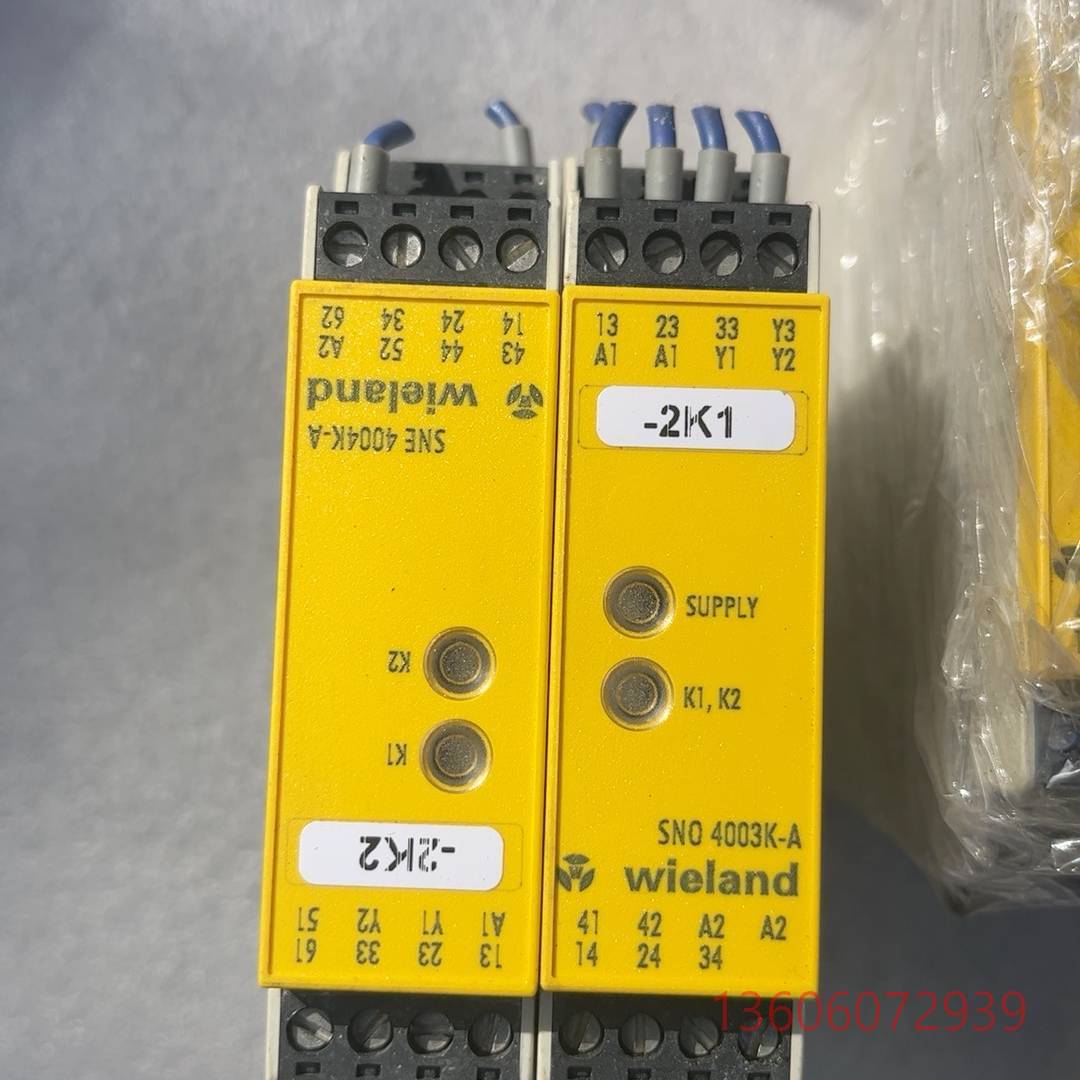 维修德国WIELAND安全继电器4003K-A，4M63K，40议价