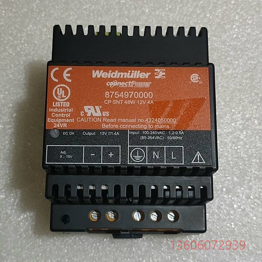 维修魏德米勒开关电源8754970000 48V 12V4A议价
