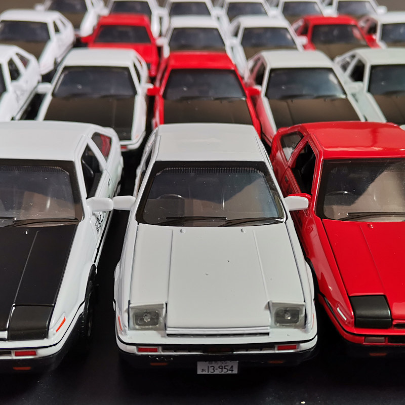 AE86车模型玩具头文秋山车神D藤原拓海豆腐店合金车模男生