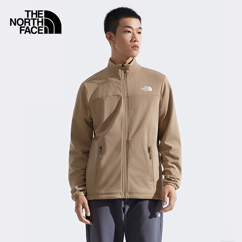 TheNorthFace北面抓绒衣男25秋冬户外棋盘格保暖防风舒适外套8FJ2