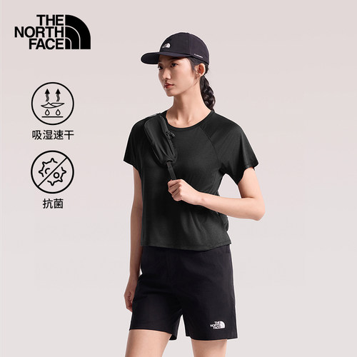 TheNorthFace北面速干短袖女26春夏新款户外运动轻薄透气T恤8GXW