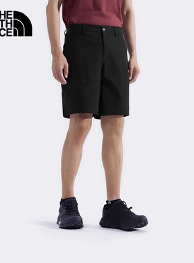 TheNorthFace北面休闲裤男2025夏季户外Basin防泼水徒步短裤8DFX