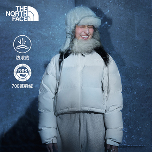 TheNorthFace北面ICON羽绒服女2025秋冬户外御寒鹅绒短款 外套8EFE