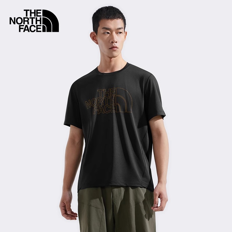 北面速干短袖男户外吸湿透气T恤