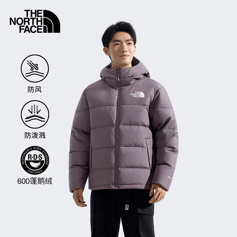 TheNorthFace北面羽绒服男2025秋冬户外保暖防风连帽鹅绒外套8GK1