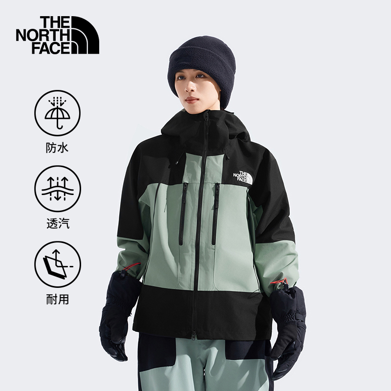 TheNorthFace北面冲锋衣女25秋冬户外GTX防水保暖硬壳滑雪服8C88