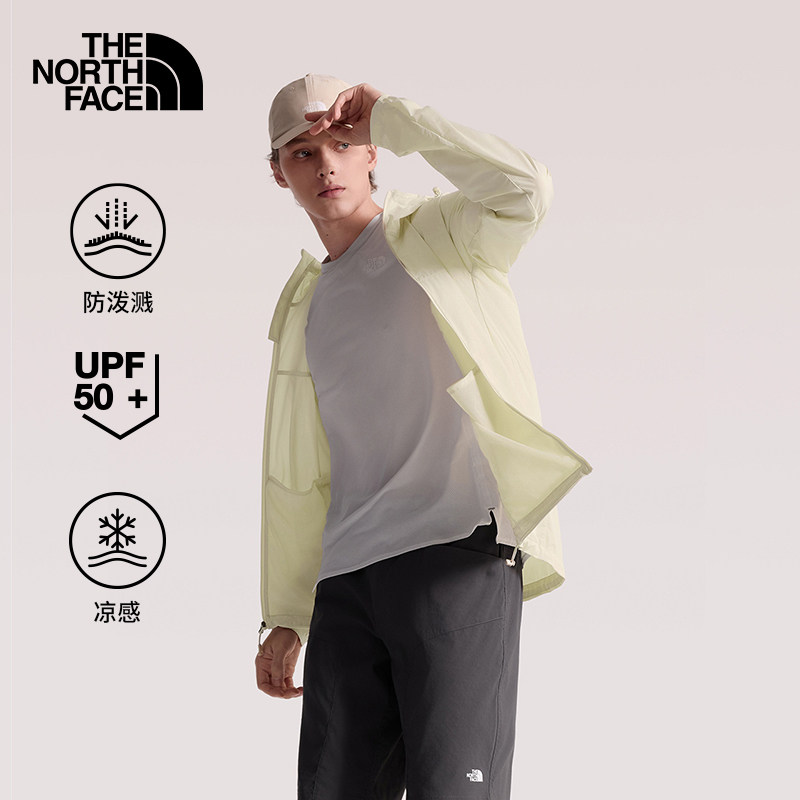 北面男春夏UPF凉感防泼溅防晒衣图片