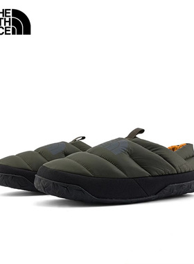 TheNorthFace北面营地鞋男秋冬户外鹅绒一脚蹬保暖防滑面包鞋5G2F