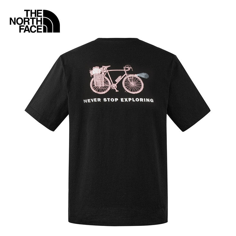 TheNorthFace北面短袖t恤情侣款夏季户外纯棉自行车半袖89U8