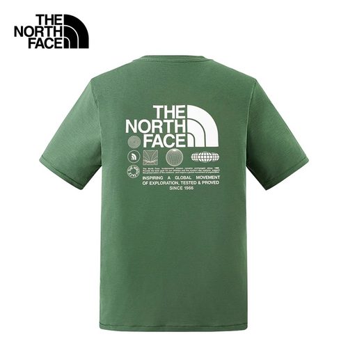 北面纯棉短袖T恤男女同款