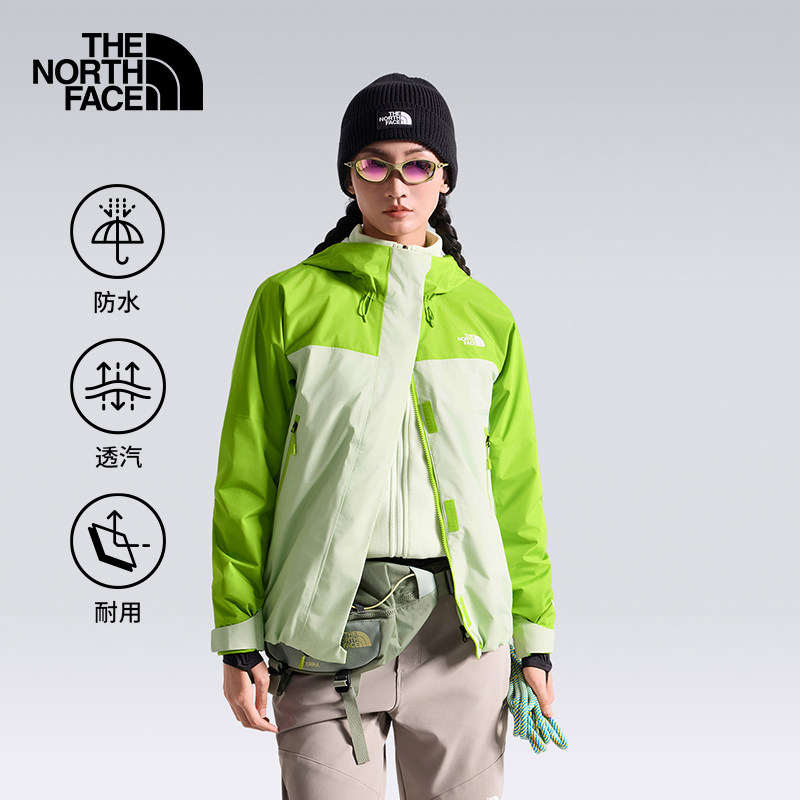 TheNorthFace北面抓绒三合一冲锋衣女26秋冬户外GTX防水外套8DRJ