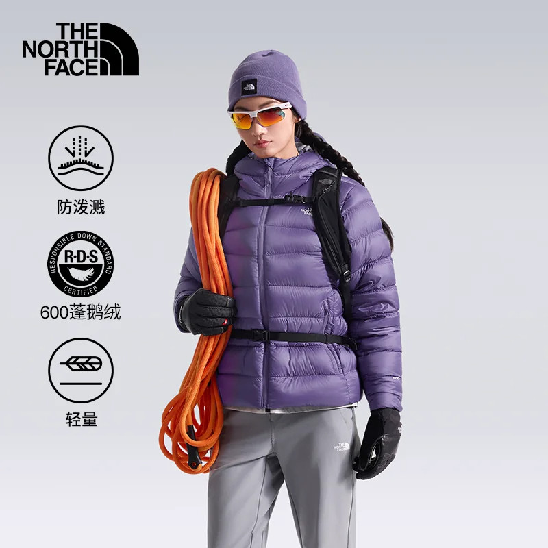 TheNorthFace北面排骨羽绒服女26秋冬户外轻量鹅绒保暖防泼水8DX5