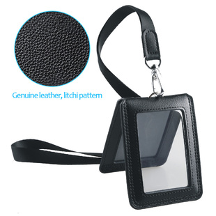 Ouessila工作证件套定制工卡工牌门禁卡公交地铁卡套饭卡吊牌挂脖